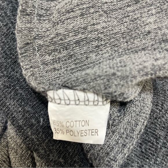 Gray Ringer Knit Sweater Women’s Size Large - Picture 7 of 9